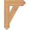 Ekena Millwork Traditional Arts & Crafts Smooth Bracket, Western Red Cedar, 5 1/2"W x 22"D x 30"H BKT06X22X30TRA03SWR - alternate 3